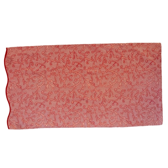 Pinpoint PIMA MARTEX lace pattern scalloped edge King pillow case combed cotton - Picture 4 of 9